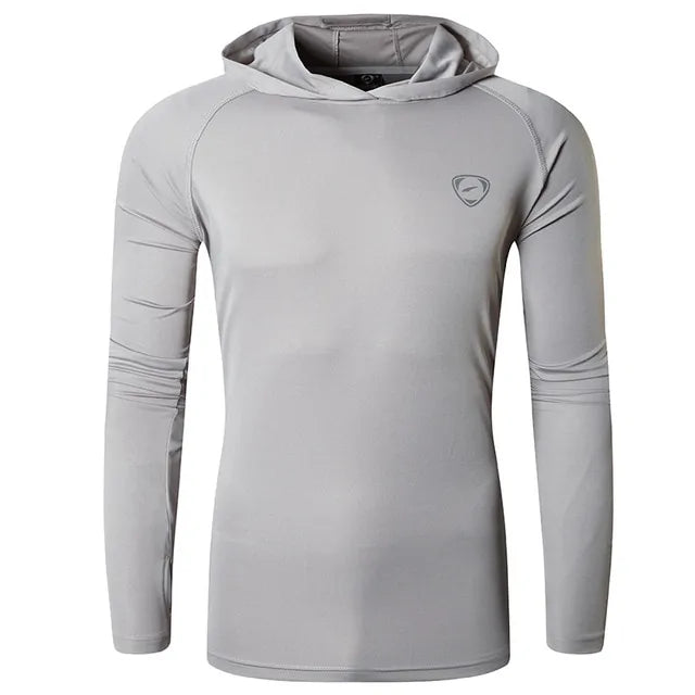 UPF 50+ UV Sun Protection Outdoor Long Sleeve Tee For Fishng
