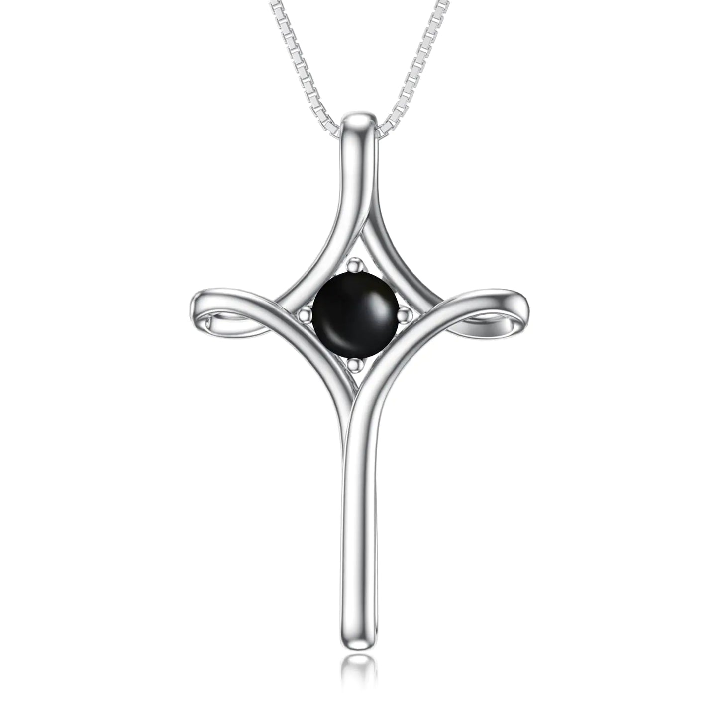 Elegant Sterling Silver Cross Pendant For Baptism Birthday Anniversary Easter Gifts