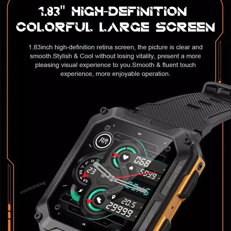 Indestructible Stainless Steel Smartwatch