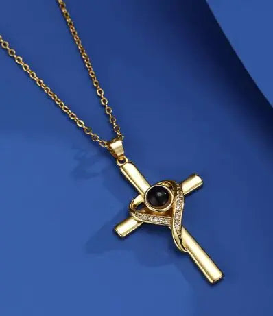 Love Cross Easter Necklace For Women's