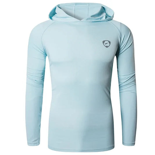 UPF 50+ UV Sun Protection Outdoor Long Sleeve Tee For Fishng