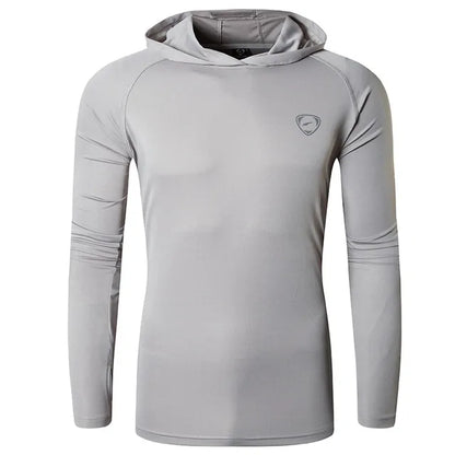 UPF 50+ UV Sun Protection Outdoor Long Sleeve Tee For Fishng