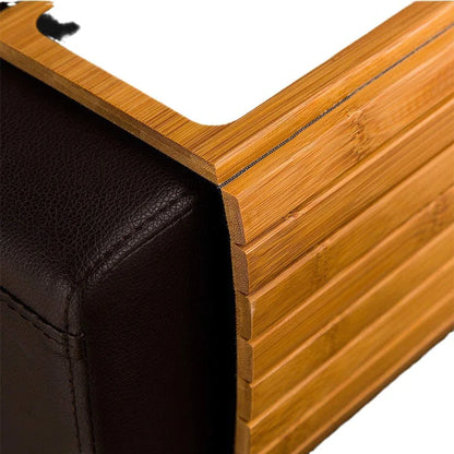 Household Sofa Tray Solid Wood Phone Holder