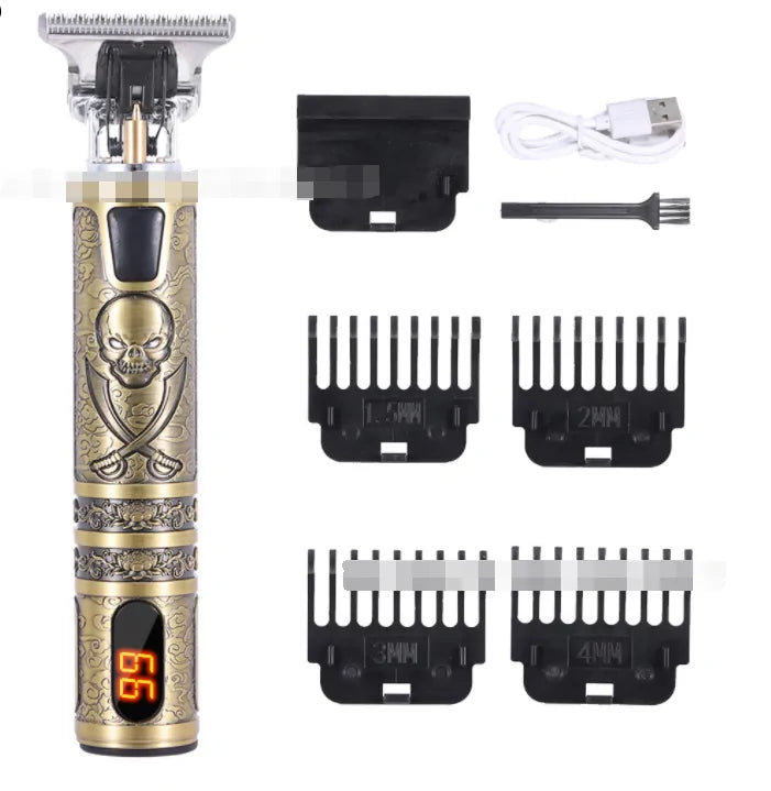 Rechargeable Men's Electric Hair Clipper and Beard Trimmer