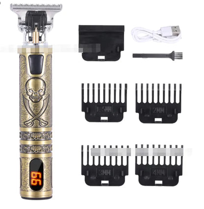 Rechargeable Men's Electric Hair Clipper and Beard Trimmer