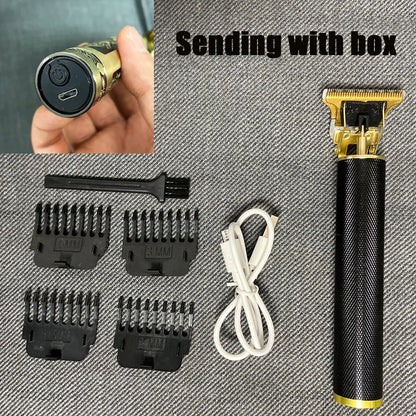 Rechargeable Men's Electric Hair Clipper and Beard Trimmer