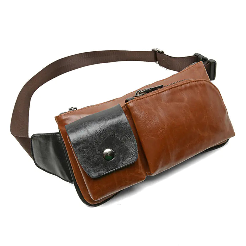 Retro Single Shoulder Bag for Men - Sports Leisure Style