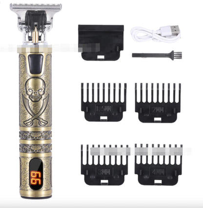Rechargeable Men's Electric Hair Clipper and Beard Trimmer
