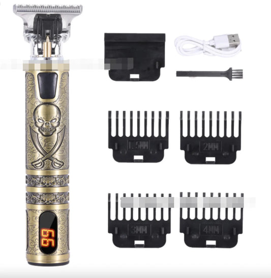 Rechargeable Men's Electric Hair Clipper and Beard Trimmer