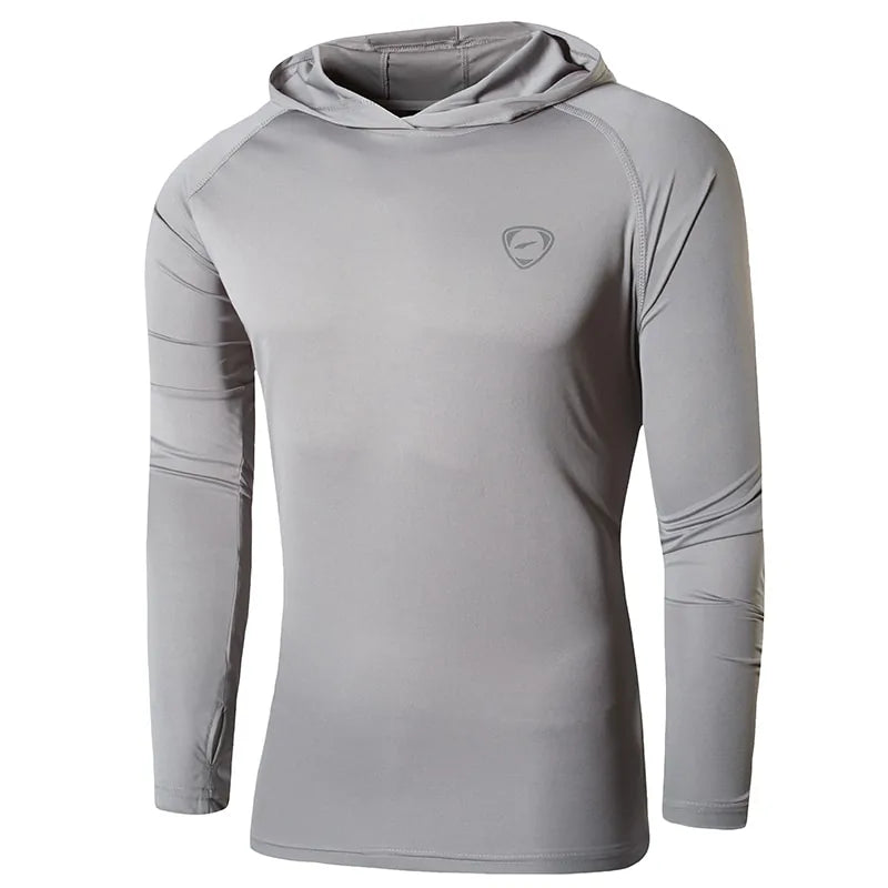 UPF 50+ UV Sun Protection Outdoor Long Sleeve Tee For Fishng